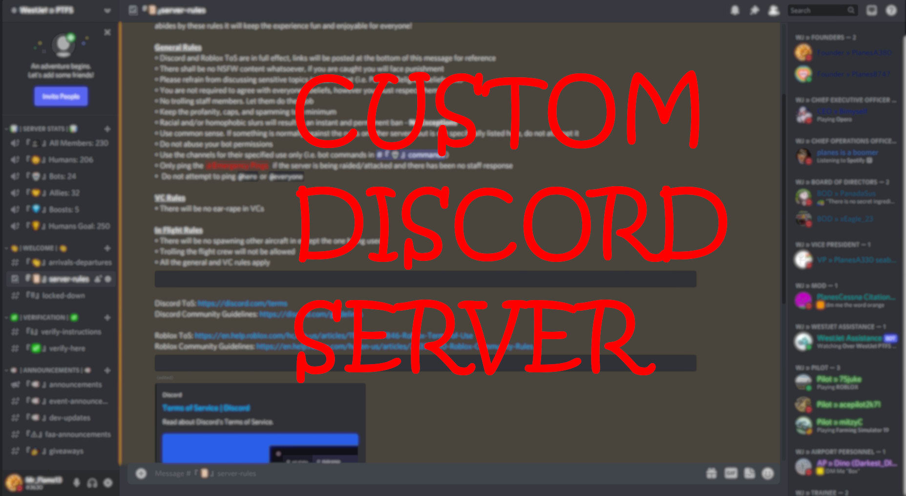 Make roblox professional discord server maker open by Mjbbeast
