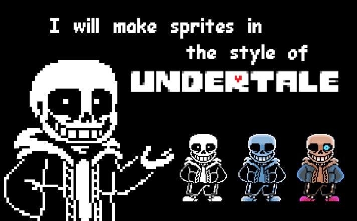 Undertale Sprite Posters for Sale