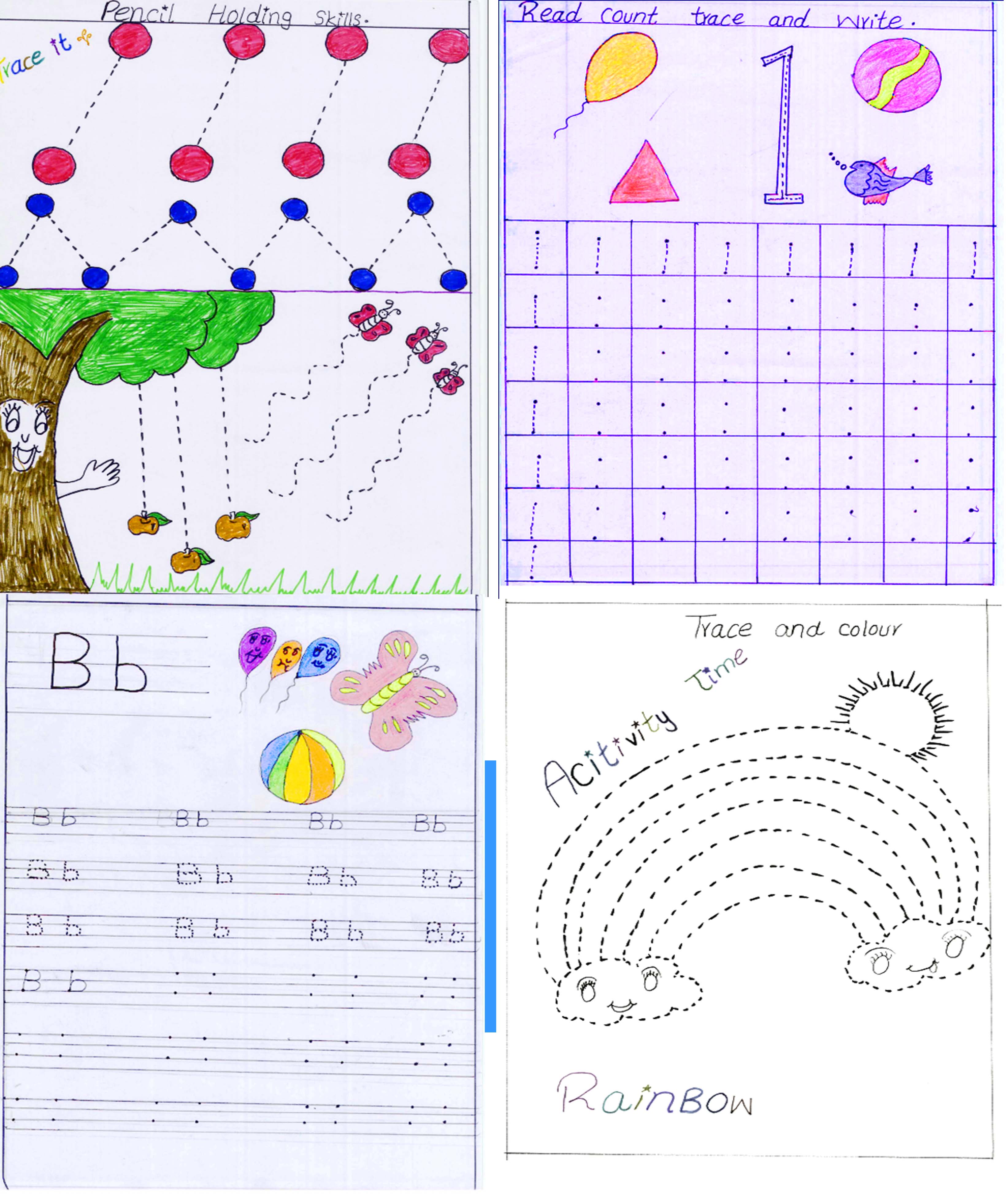 Progettare piani di lezione montessori e prescolari, quaderno di esercizi,  tracciamento e libro di attività