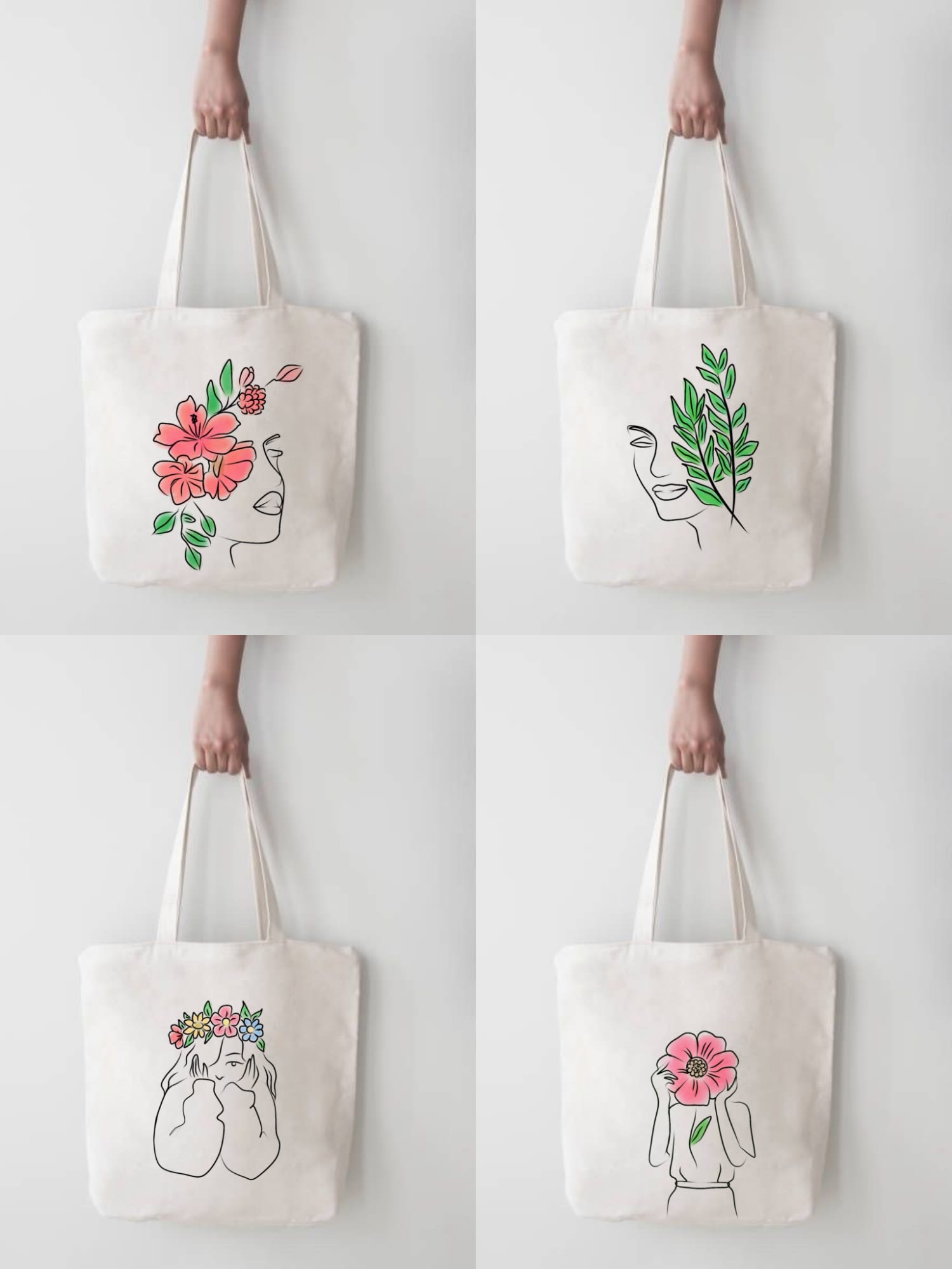 Drawing best sale tote bag