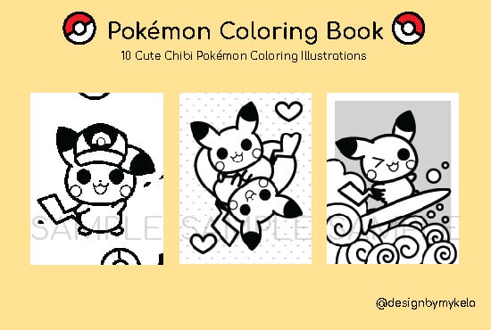 Top 99 hình ảnh cute chibi pokemon coloring pages đẹp nhất