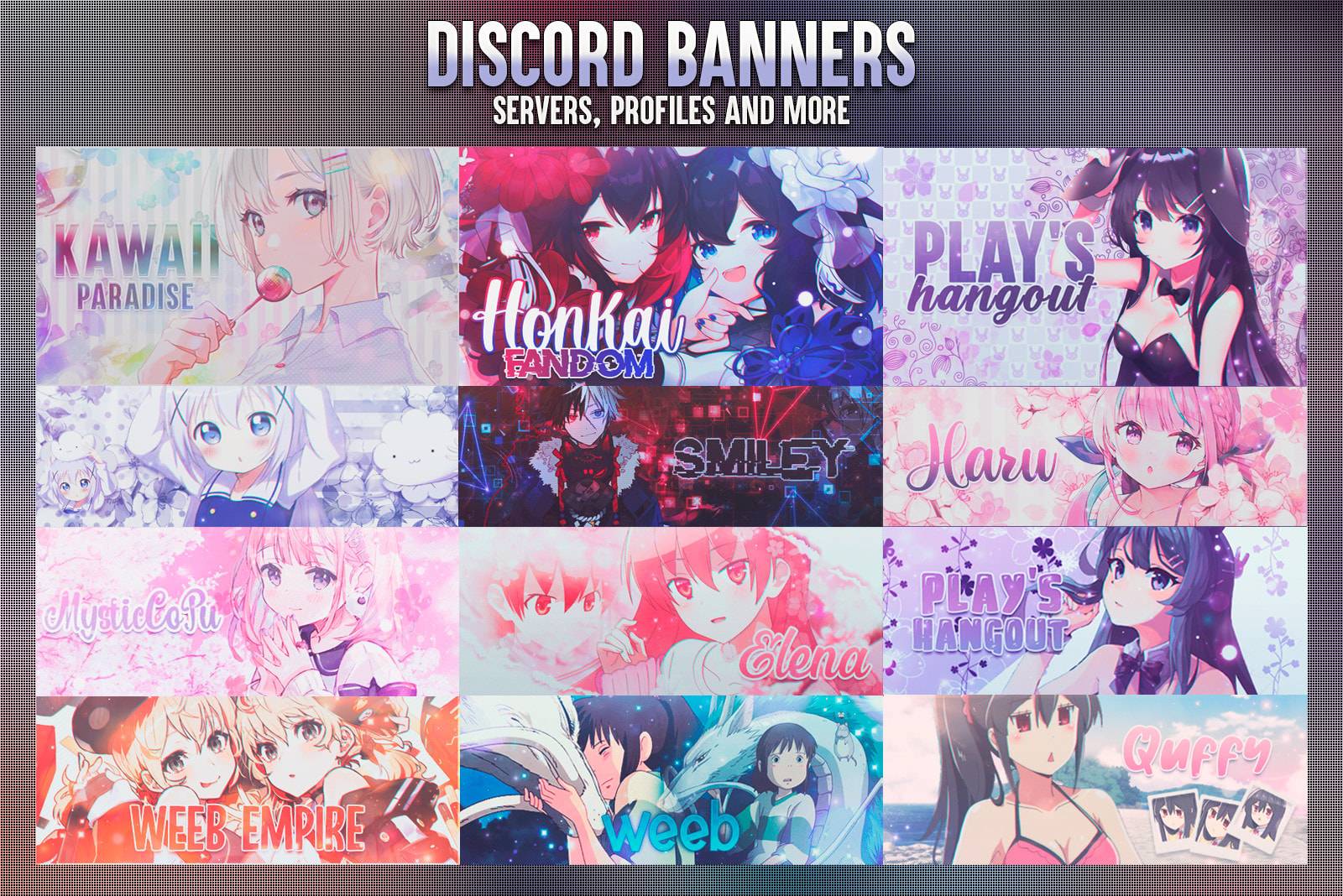 Design a discord banner for your server or user profile by Neirumi
