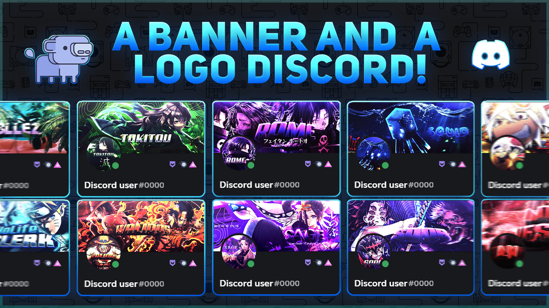 A customized discord banner and profile banner