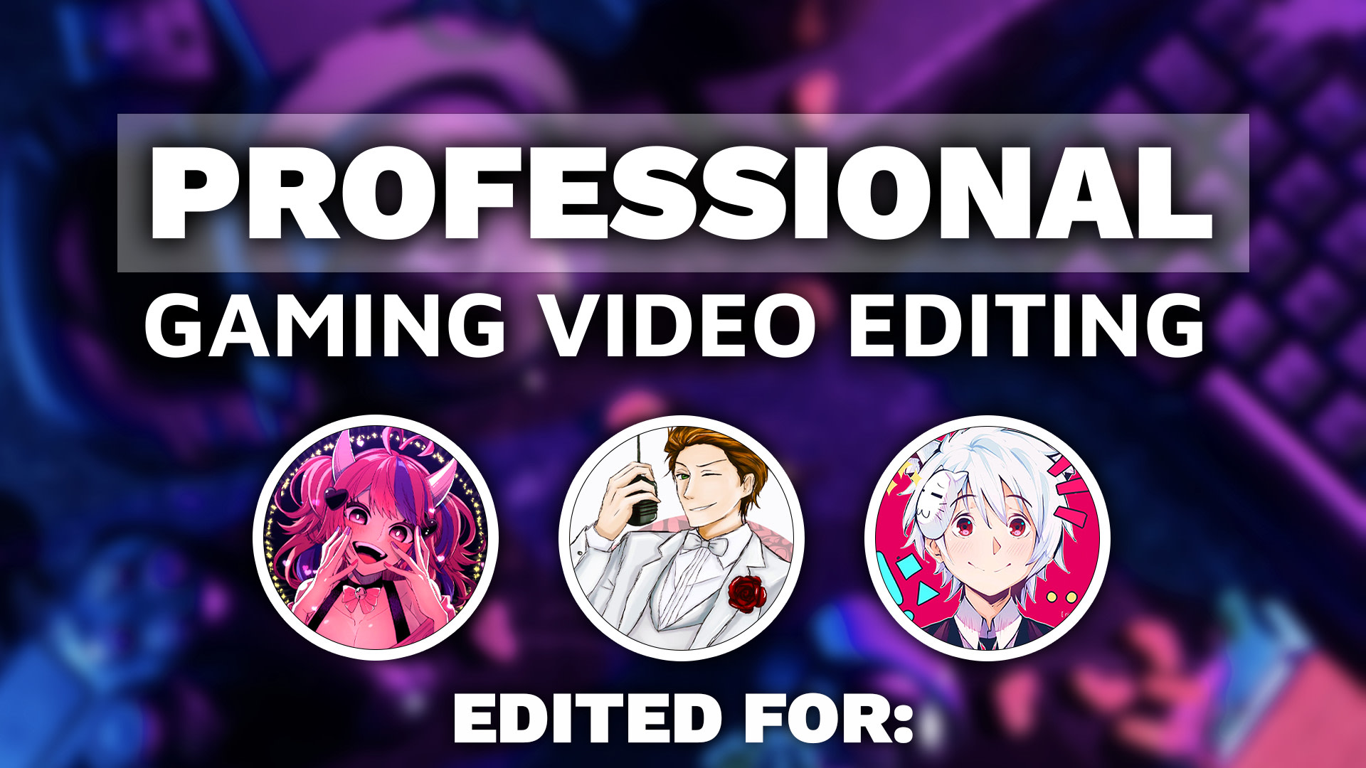 Edit your videos and twitch vods by Hydromonke Fiverr