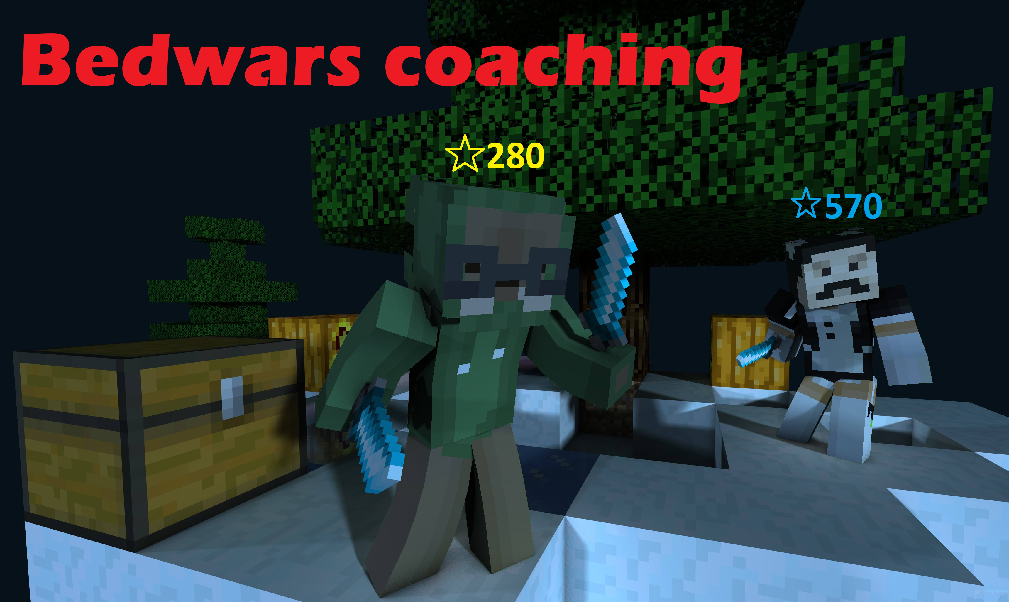 Coach you in minecraft bedwars by Danielpaini