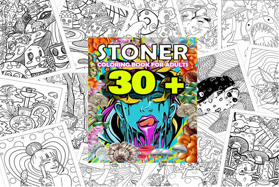 Stoner Coloring Book: A Stoner Coloring Book For Adults and Teens Boys and  Girls Fun (Paperback)