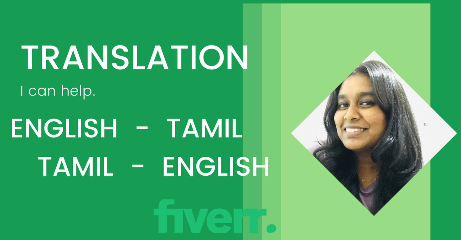 Do your translate english into tamil and other languages by Prashanthy07 |  Fiverr