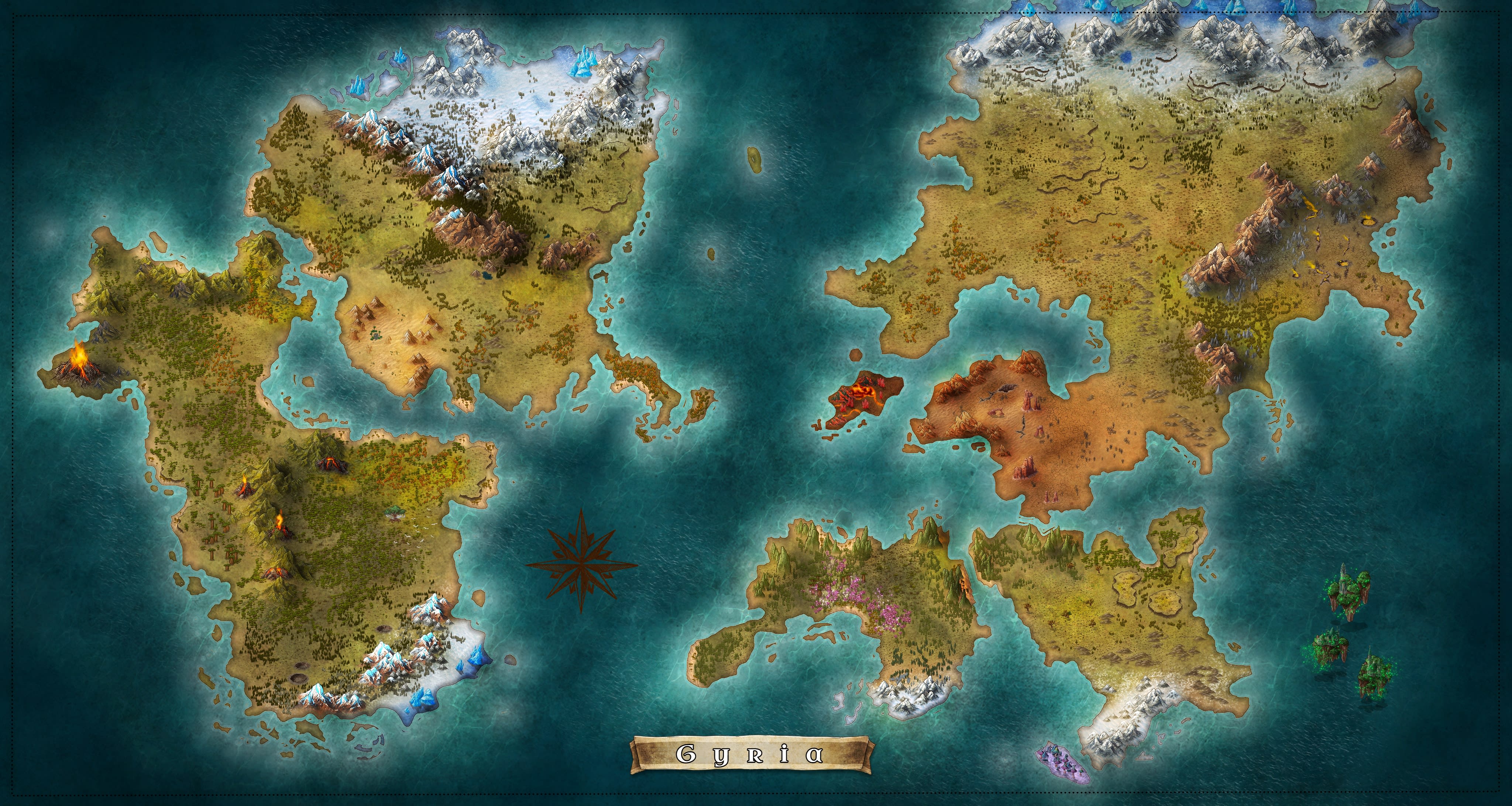 My Favorite Fantasy Maps – Theme Route