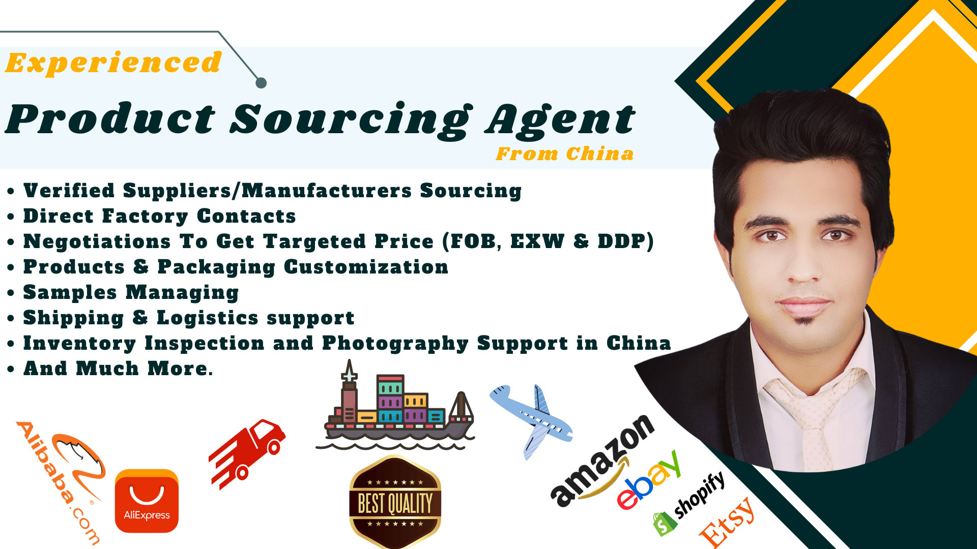 Be your product or supplier sourcing agent from alibaba, china for amazon  fba by Usaf_expert_va | Fiverr