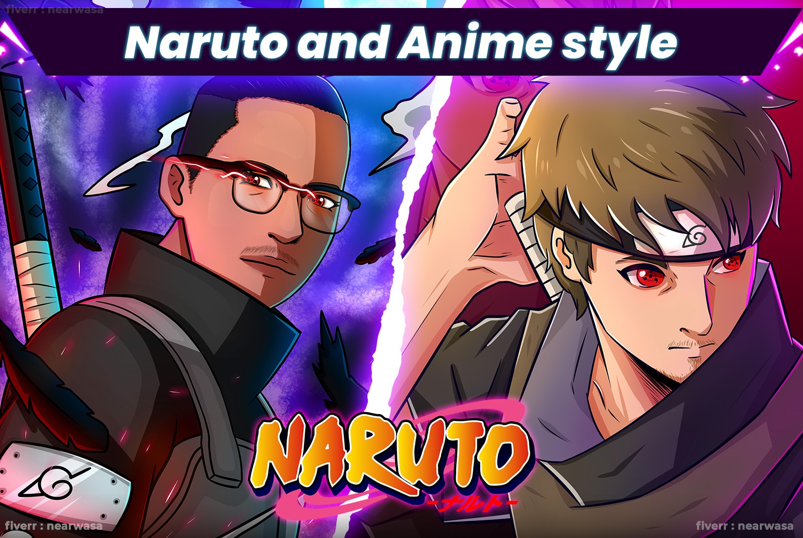 draw you in naruto anime style