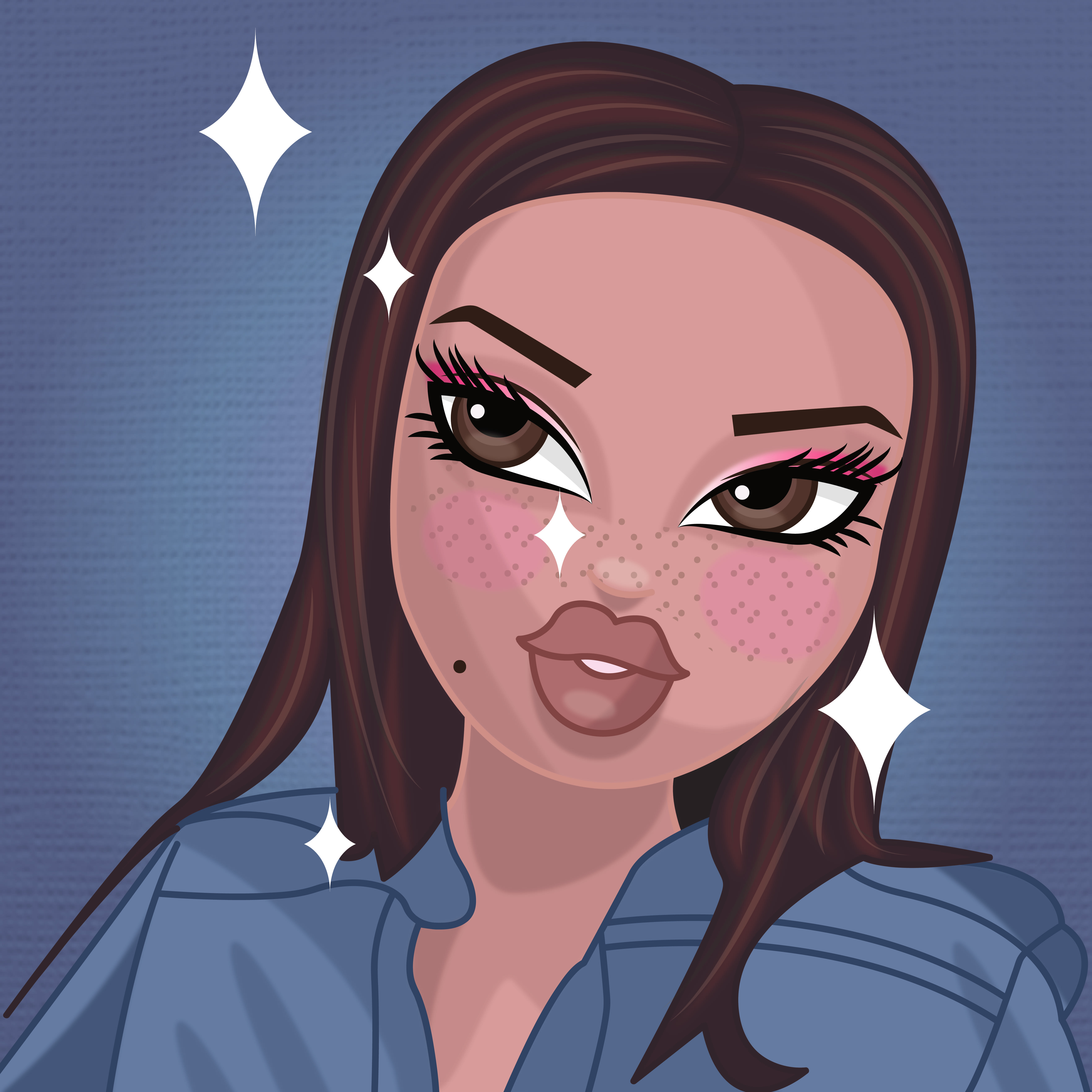 Create a custom doll illustration in bratz style by Jesusleall