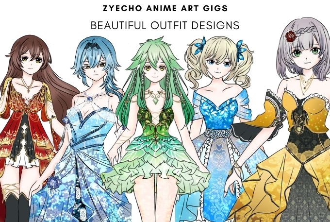 drawing outfits for characters