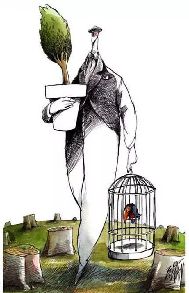 Meaningful and funny cartoon drawings by Kerim5252k Fiverr