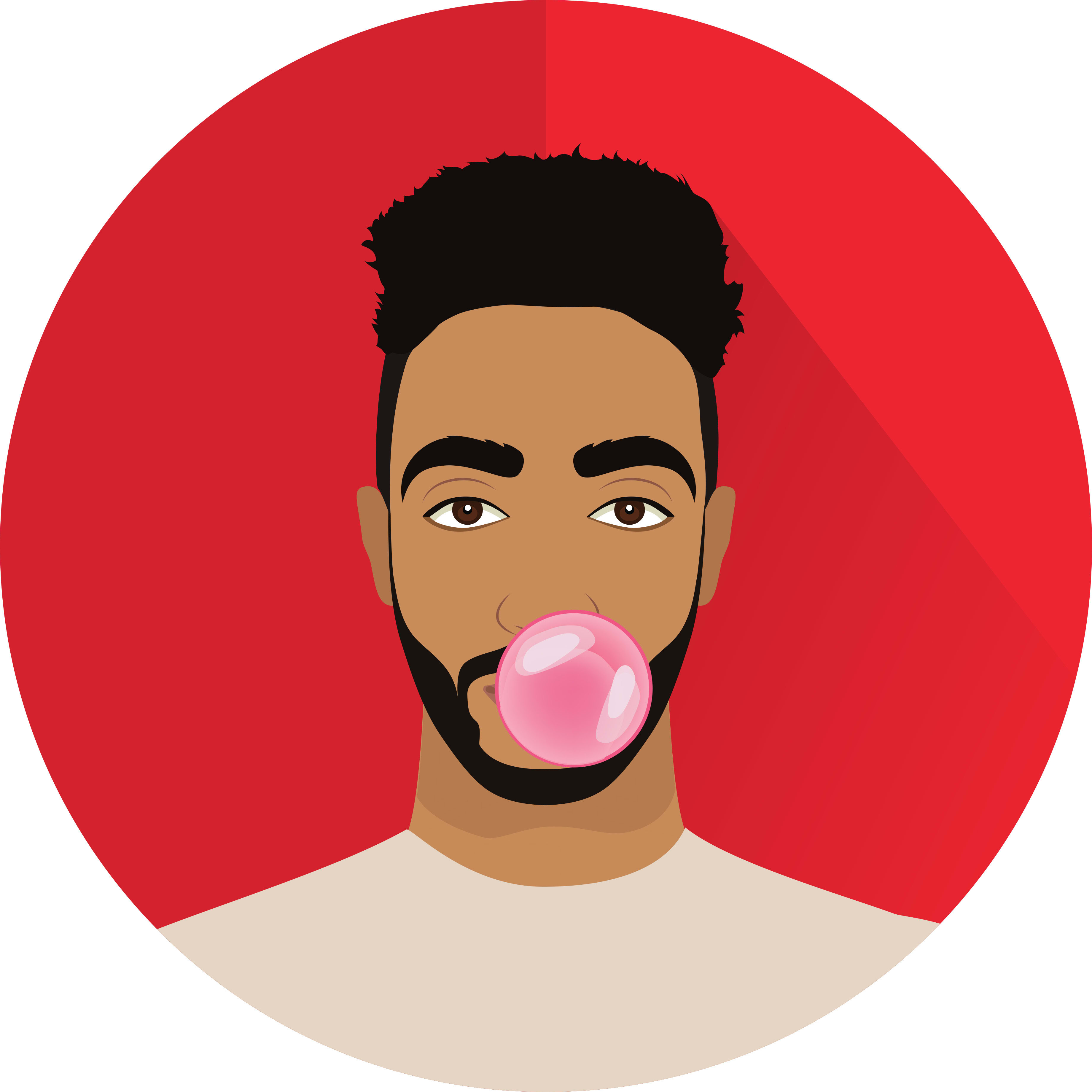 Design cartoon comic flat avatar icon by Adeelkhan2977