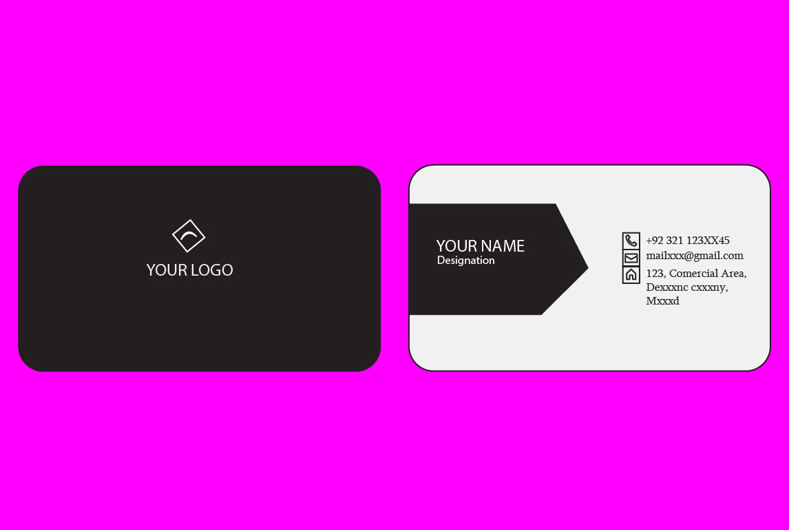 Make professional business card urgently by Mustafakhan1999 | Fiverr
