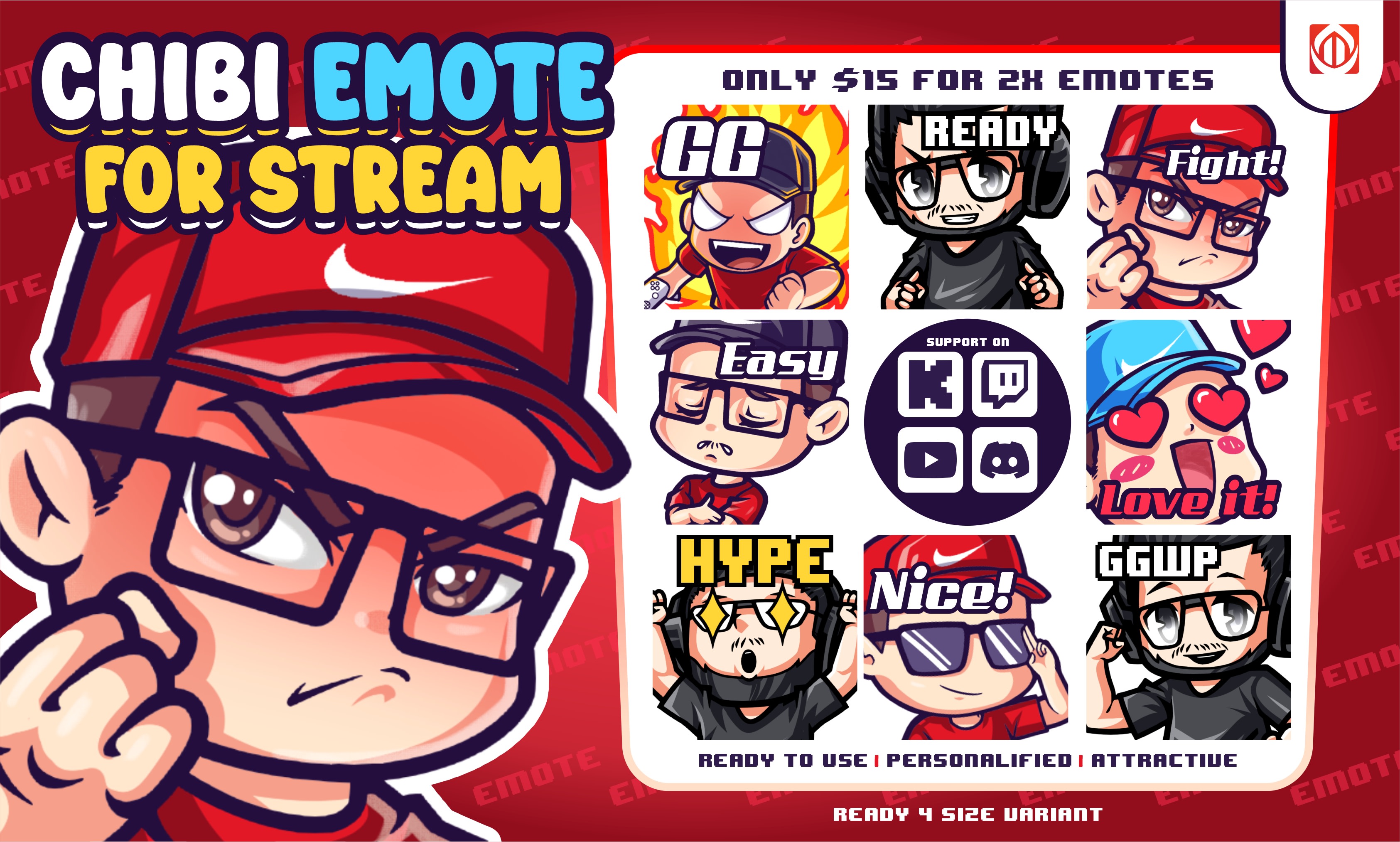 GGWP 3D Animated Emote, Emote Text, Twitch Emote, Kick Emote, Discord  Emotes, Emote Commission, Cute Emotes, Chibi Emotes, Kawaii Emote