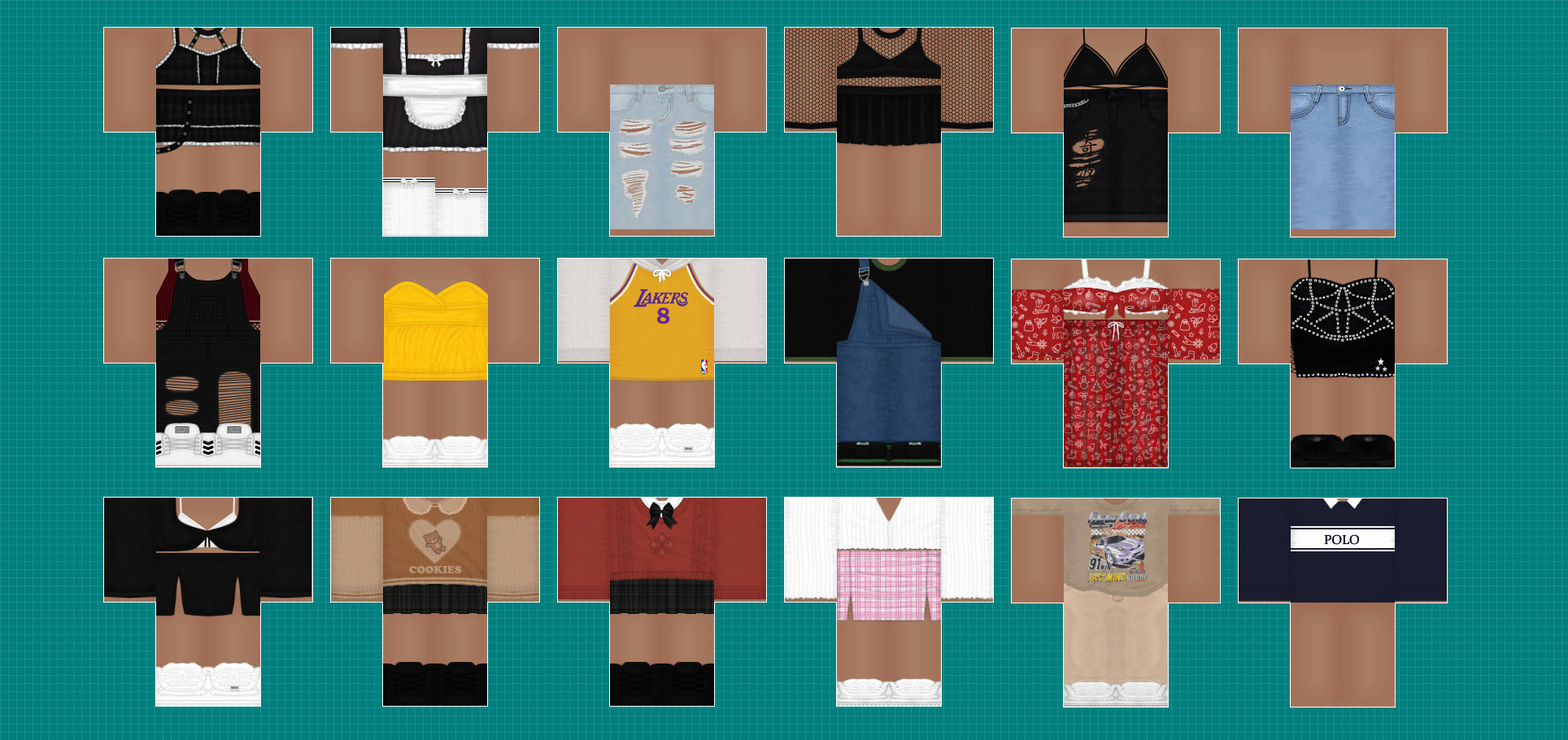 Clothing Preview for Roblox