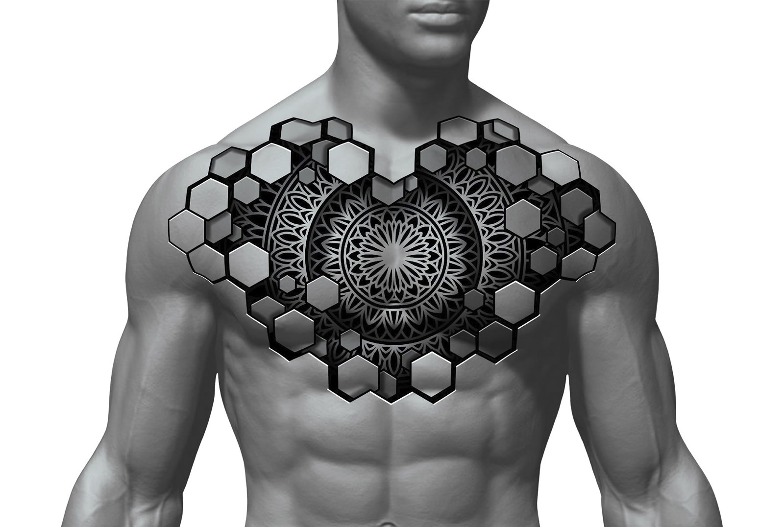 Create 3d tattoo design in geometric style by Alexey_lebetski | Fiverr