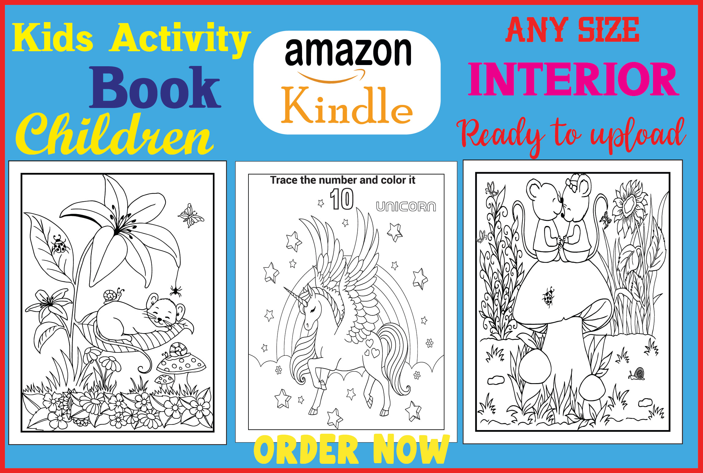 create children coloring book kindergarten worksheets by abuhanifbd fiverr