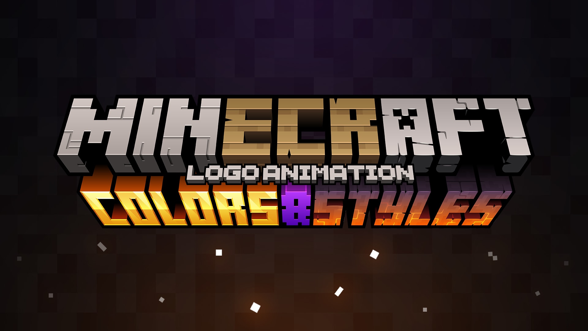 create a custom minecraft logo