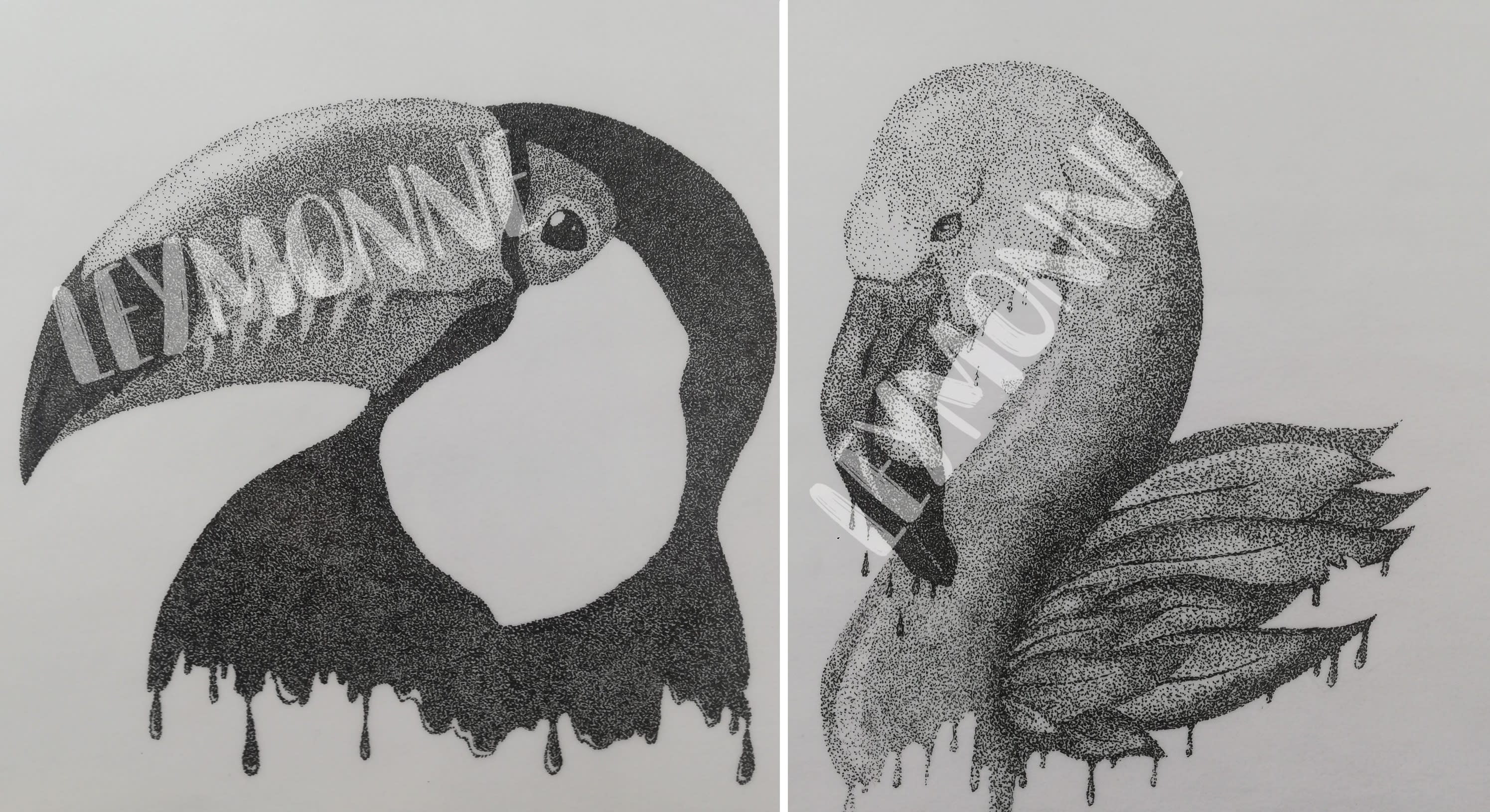 Draw cool animals in dot art by Leymonne | Fiverr