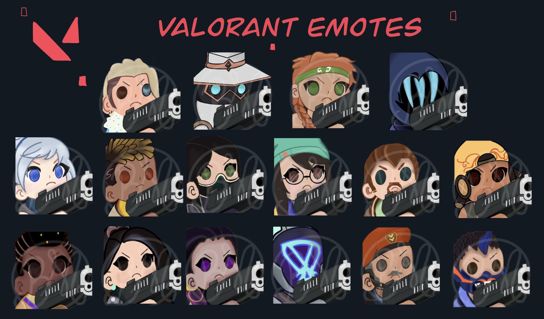 VicTycoon Art - BANNER, AVATAR, EMOTE PACK - Gamer Kawaii ( Roblox)