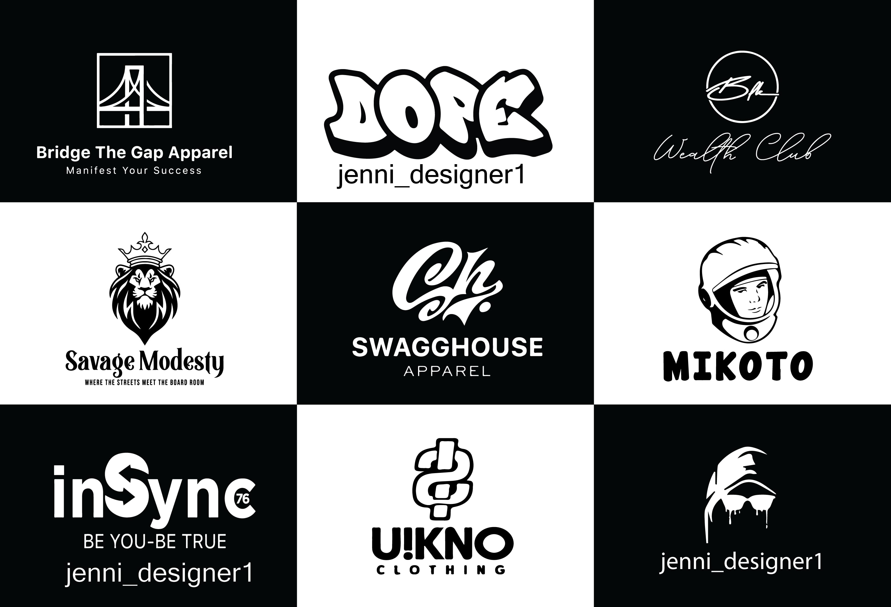 Design Urban Streetwear Clothing Brand Logo Design