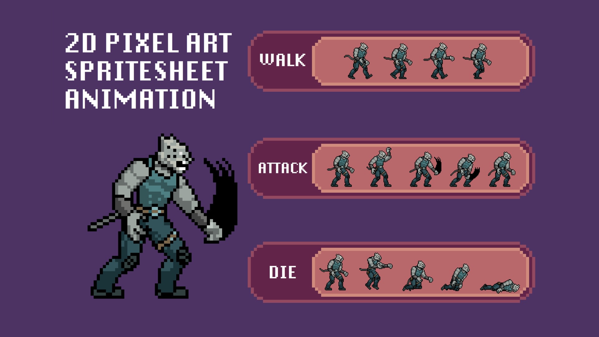 Pixel Art Sprites Create Pixel Art Character Animations With A Sprite