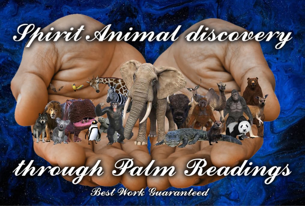 Find your unique spirit animal through palm reading to guide your life and  mind by Danielperi | Fiverr