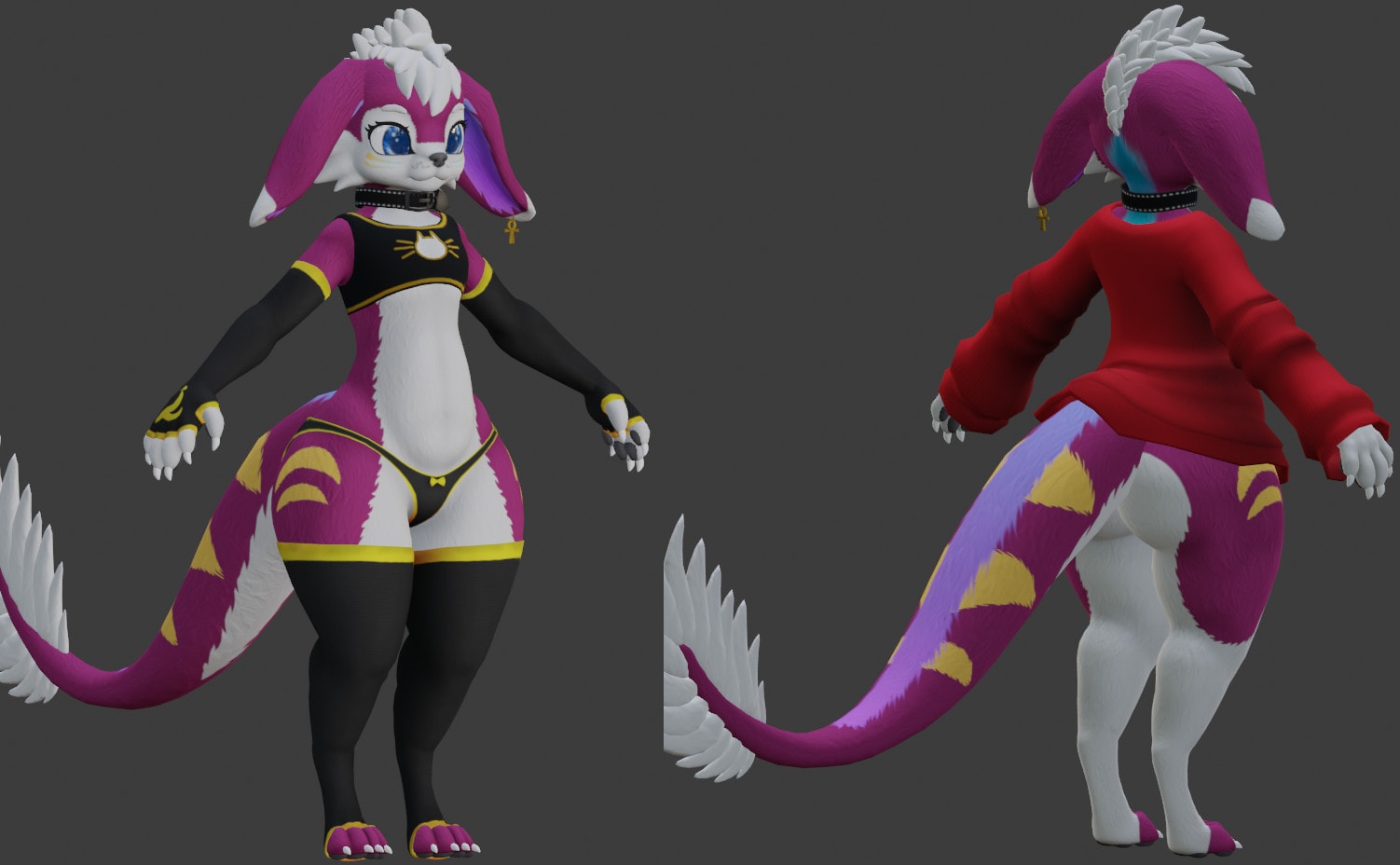 Create or edit a custom vrchat furry avatar by Gleto_ | Fiverr