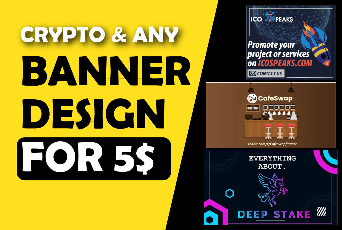 Create high quality banners for your crypto or nft projects by Wagga_ |  Fiverr