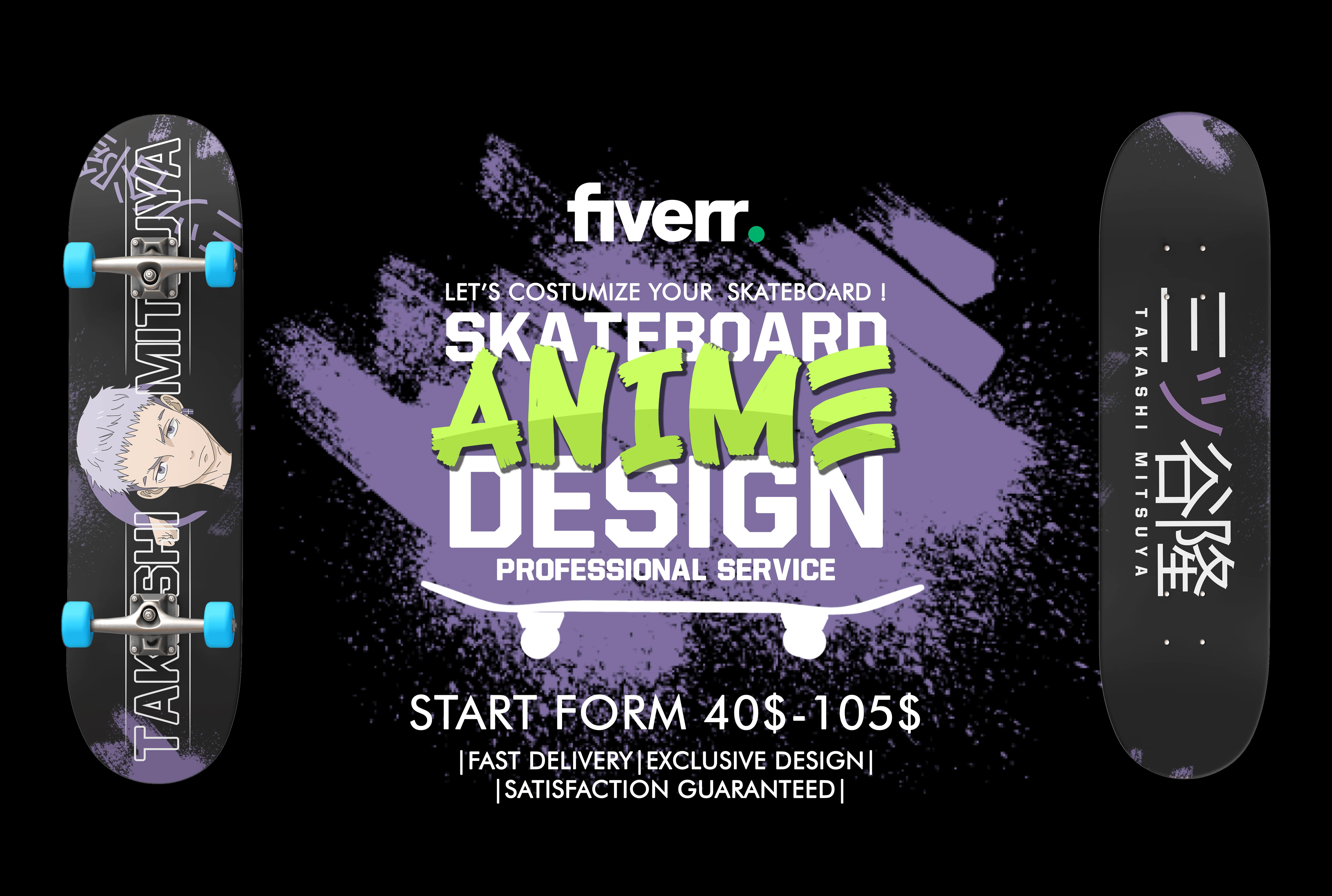 Top 156+ skateboard anime design super hot - awesomeenglish.edu.vn