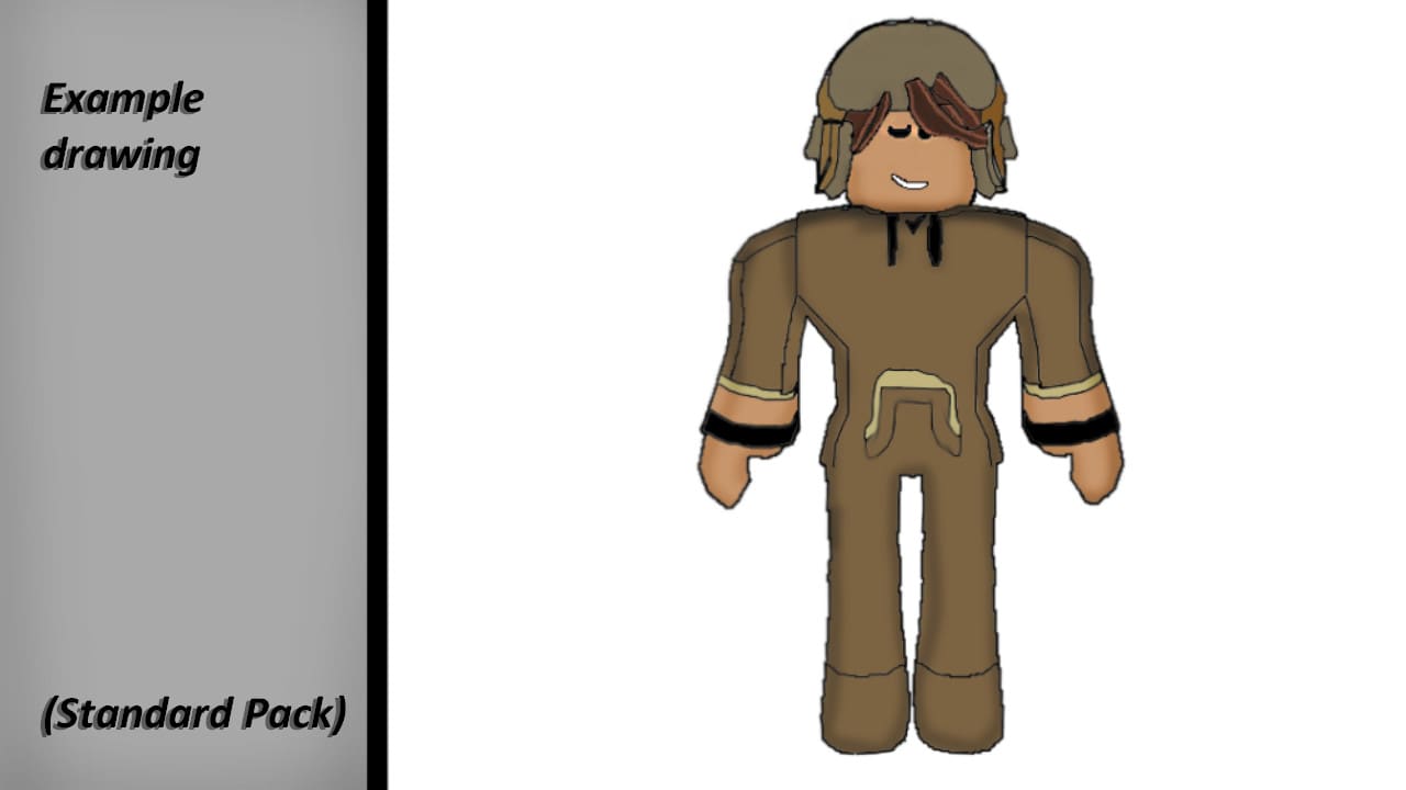 Roblox Drawing Art, roblox art, fictional Character, cartoon png