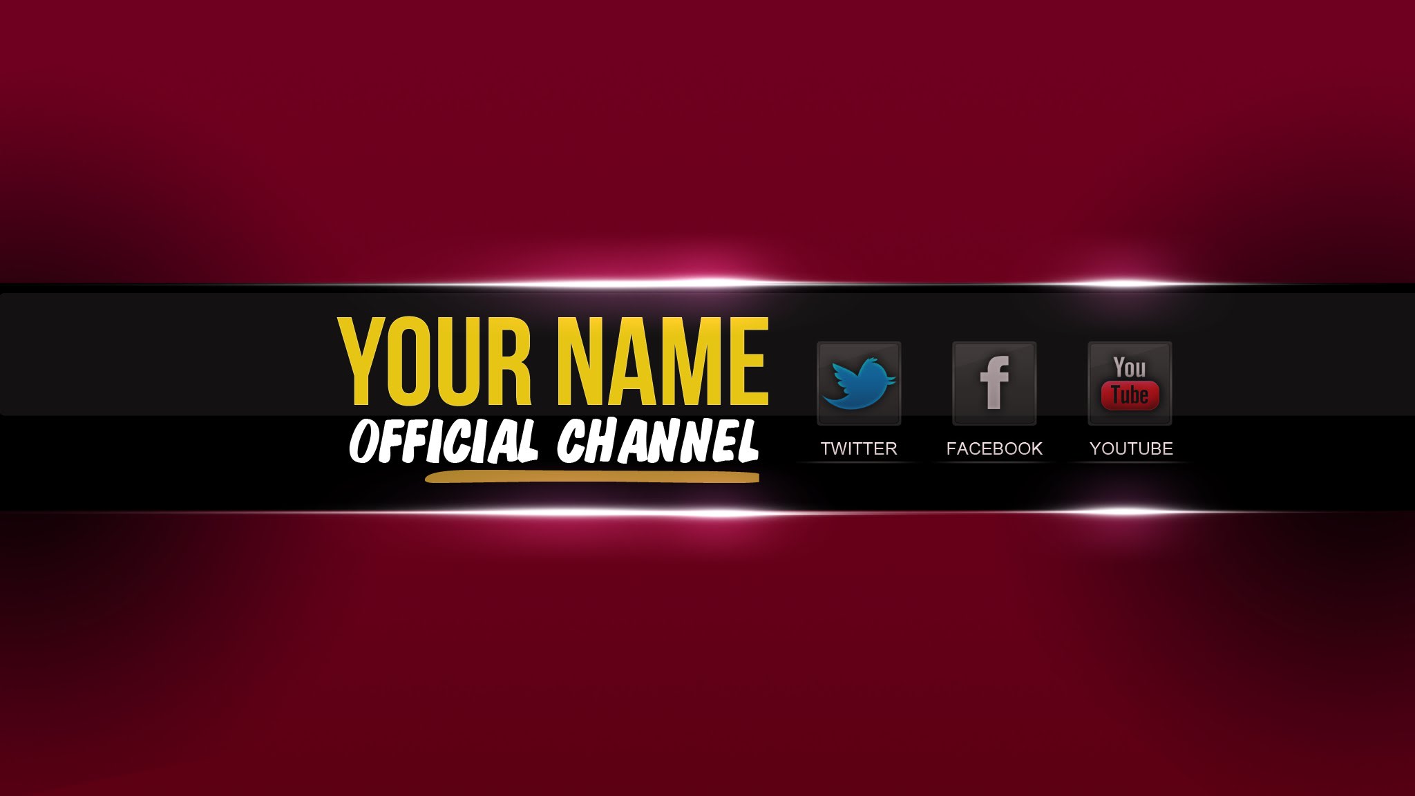 Design Your Youtube Banner Or Background By Willamjlong01