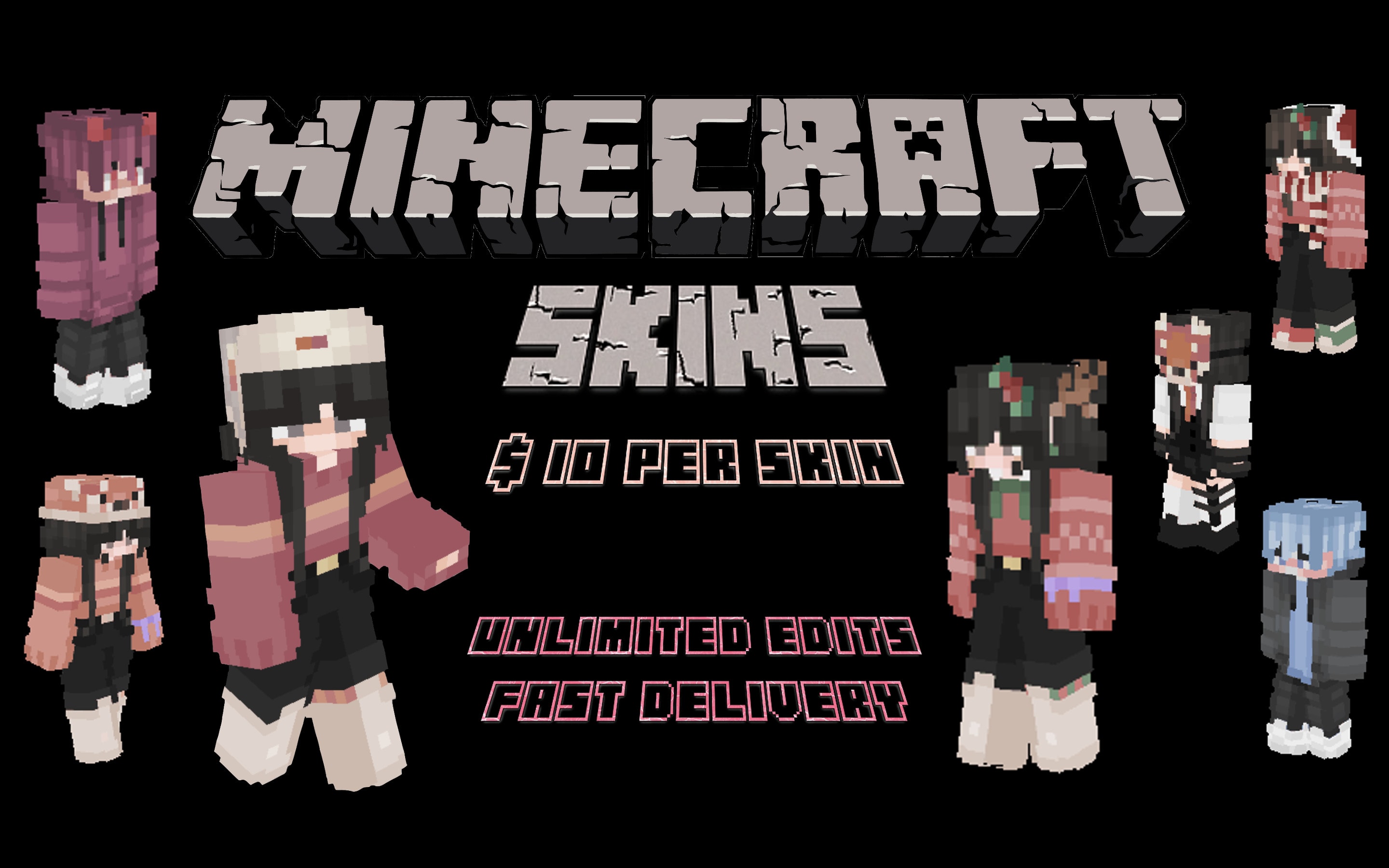 Minecraft : Skins et habillages Minecraft  Personnages minecraft, Photo  minecraft, Skins minecraft