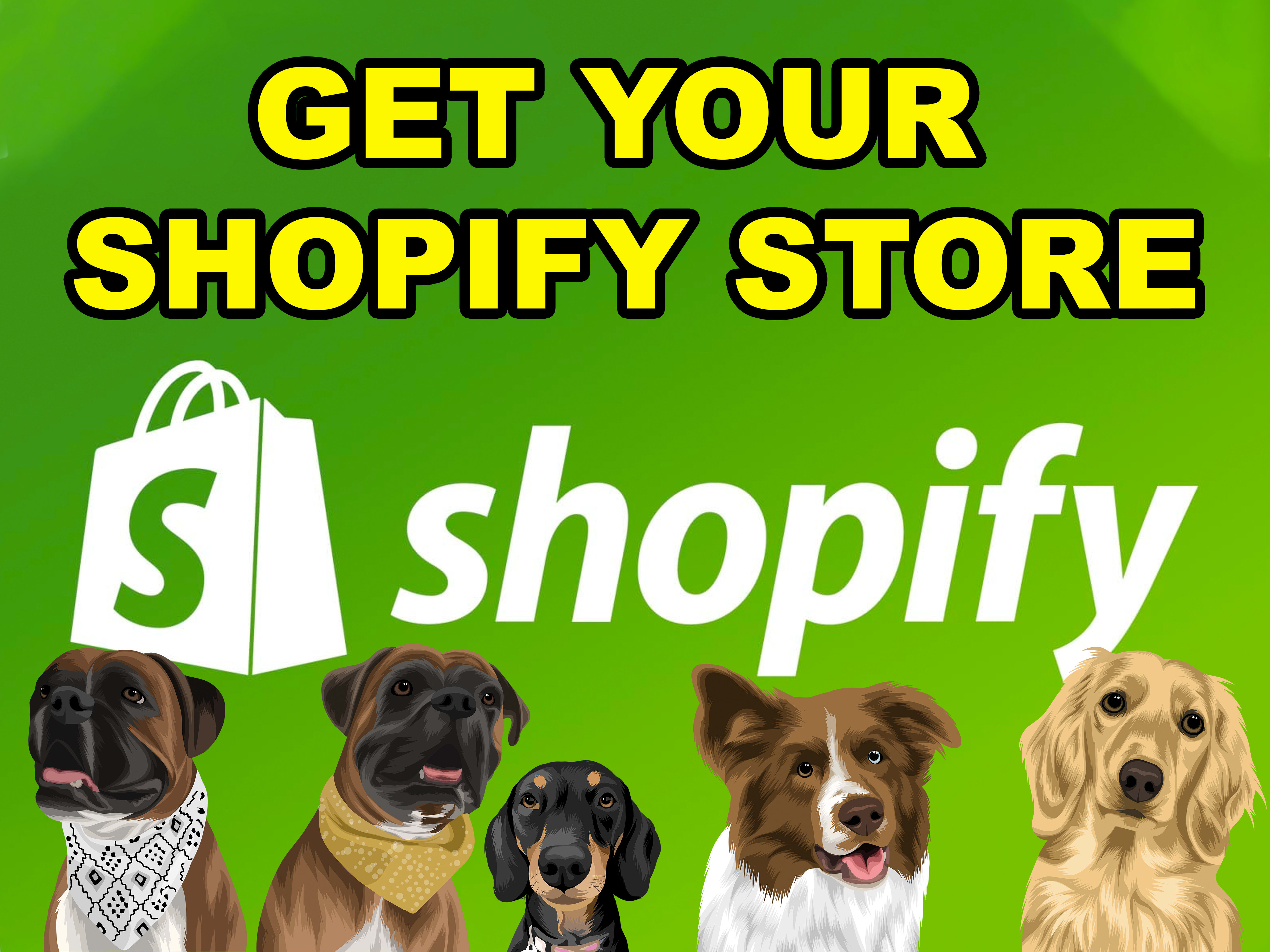 Shopify Store Pet Store Dropshipping Build A Dog Cat Animal Pet