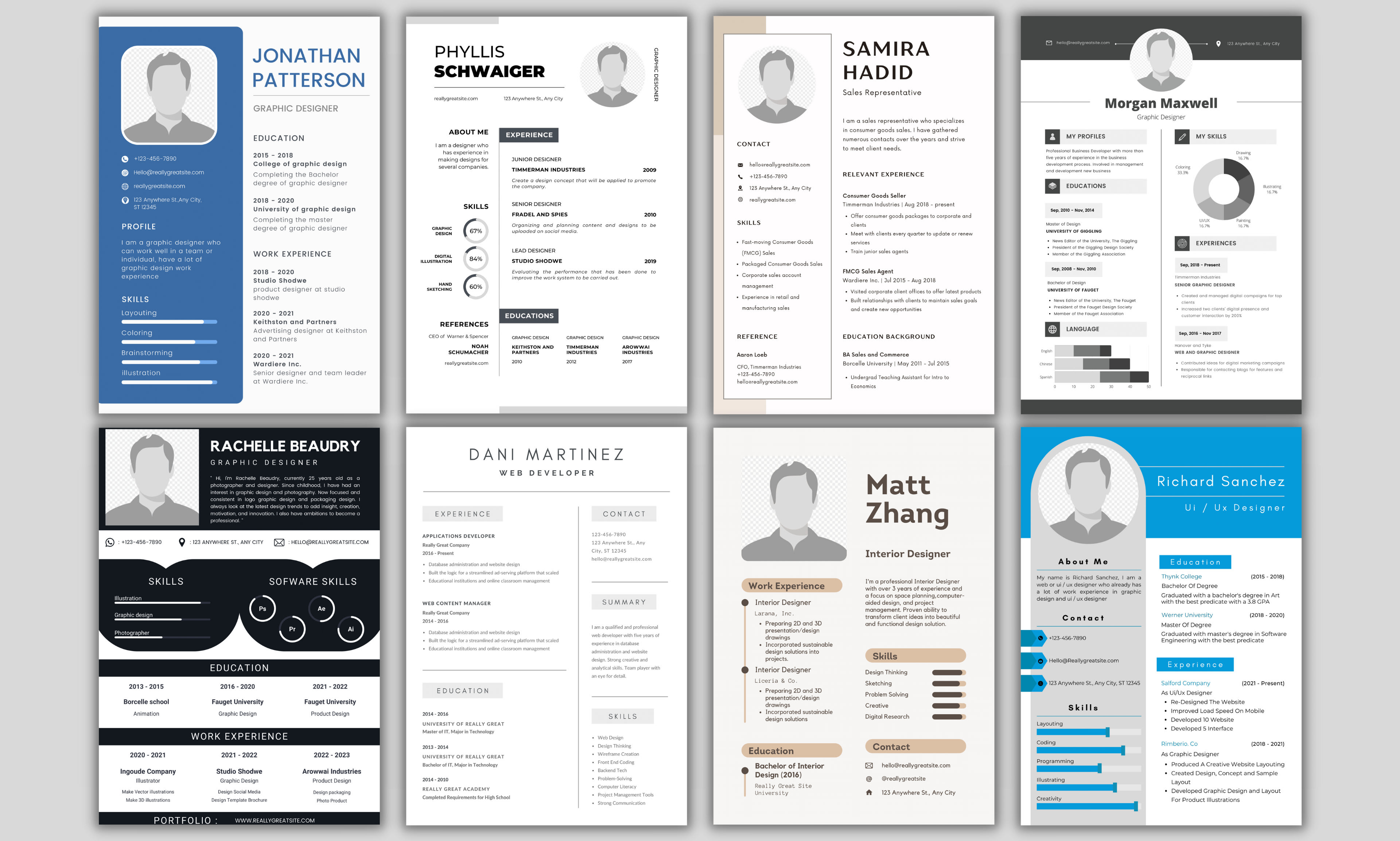 Design professional any kind of resume and cv by Srtacademy | Fiverr