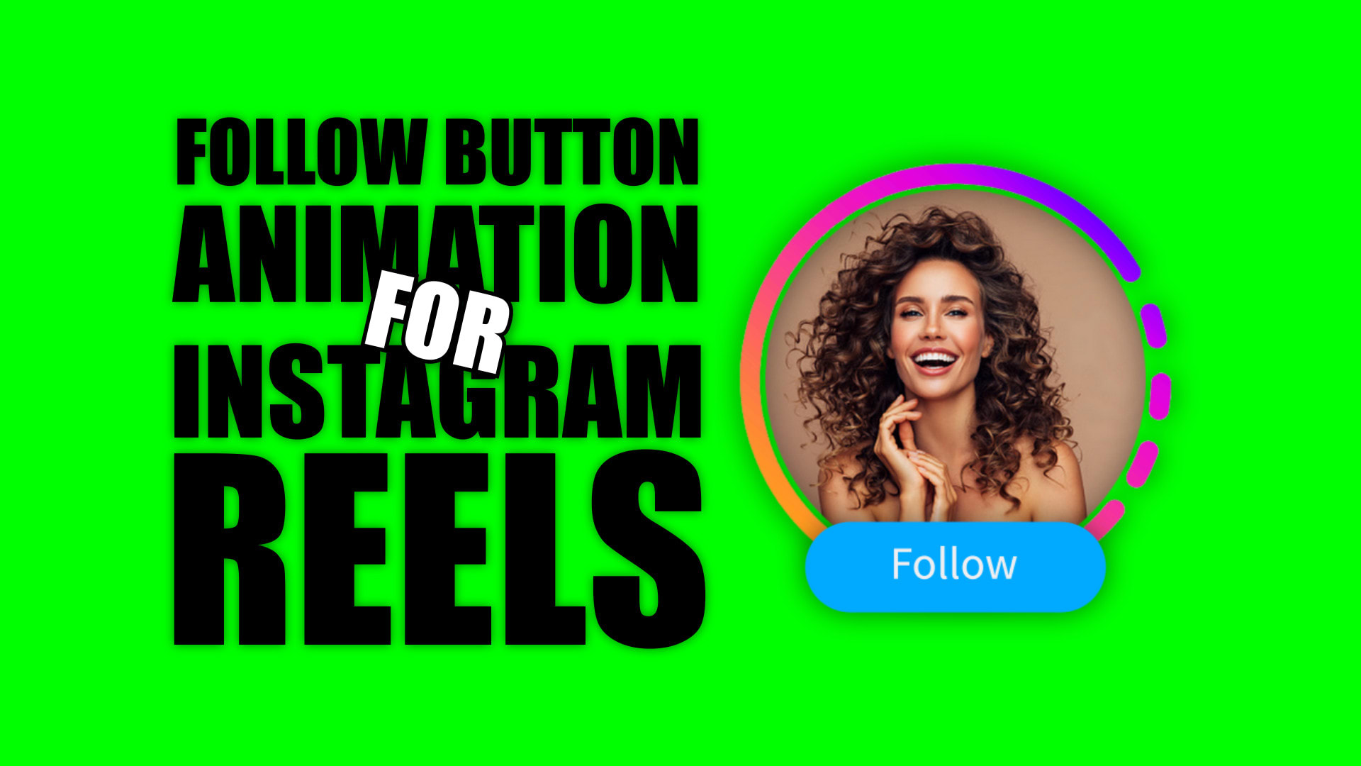 Create follower button animation for instagram reels by Diyfixman | Fiverr