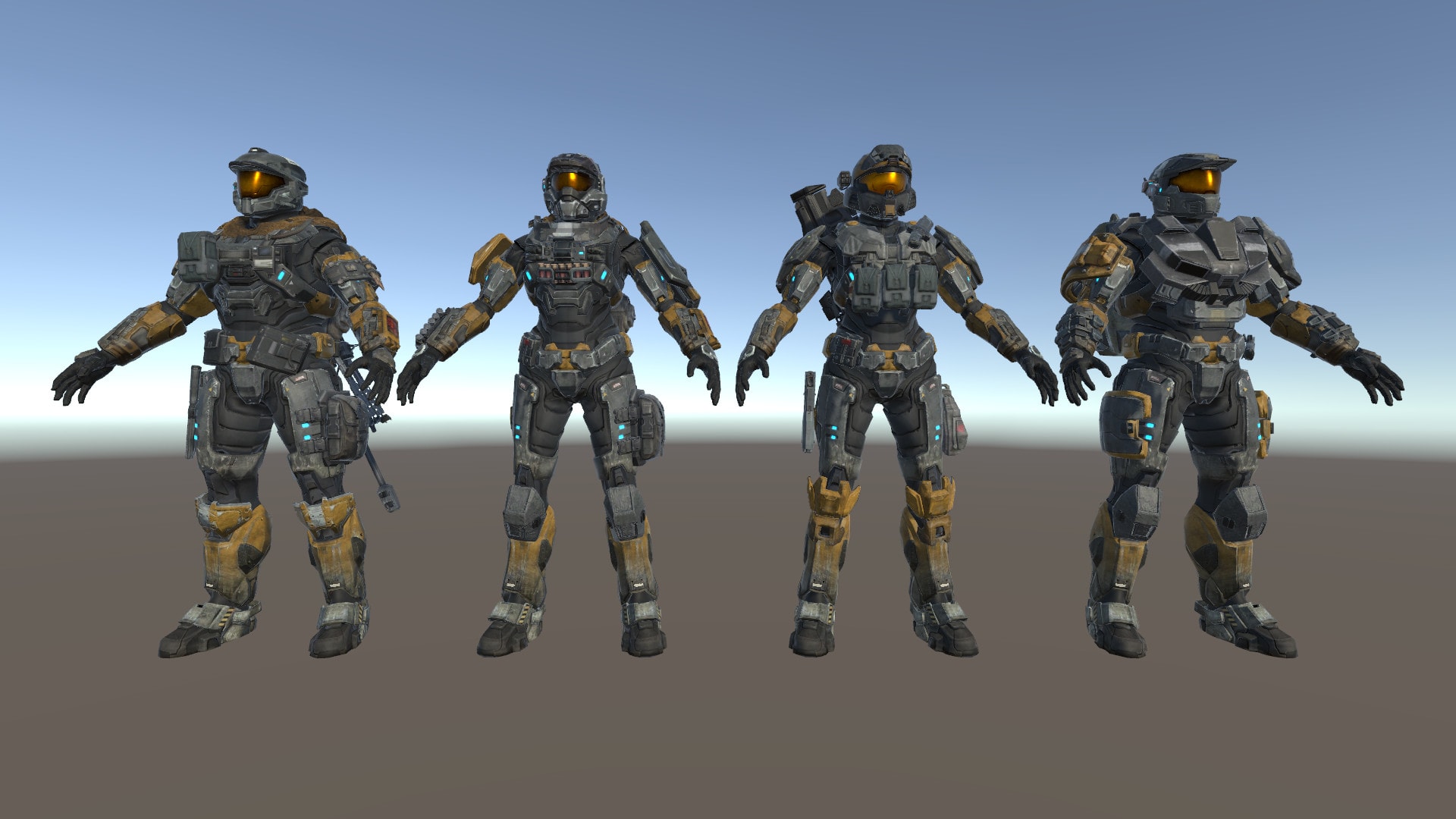 Do your custom halo reach spartan for vr games by Nerocustom