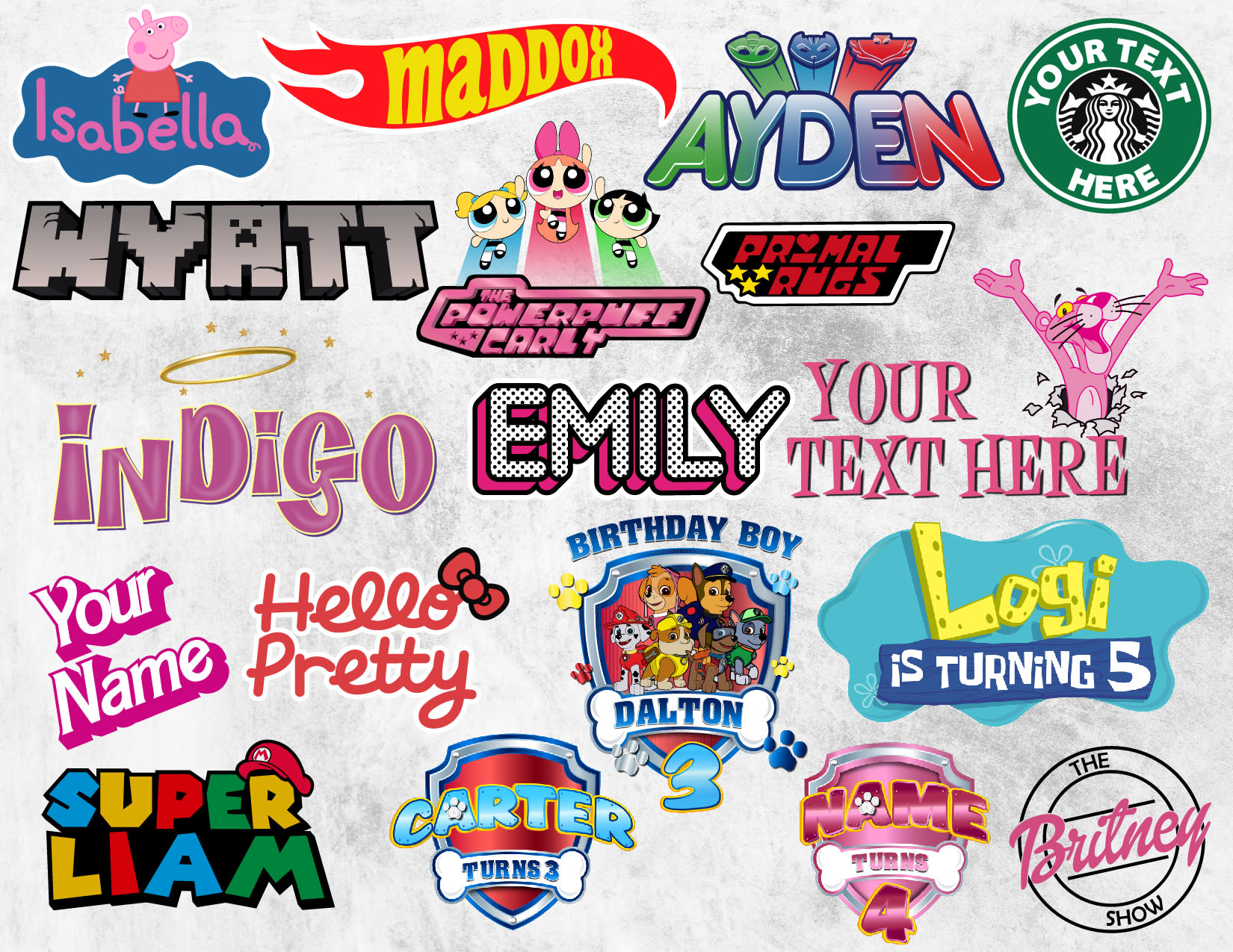 Cartoon Logos With Names And Pictures Infoupdate