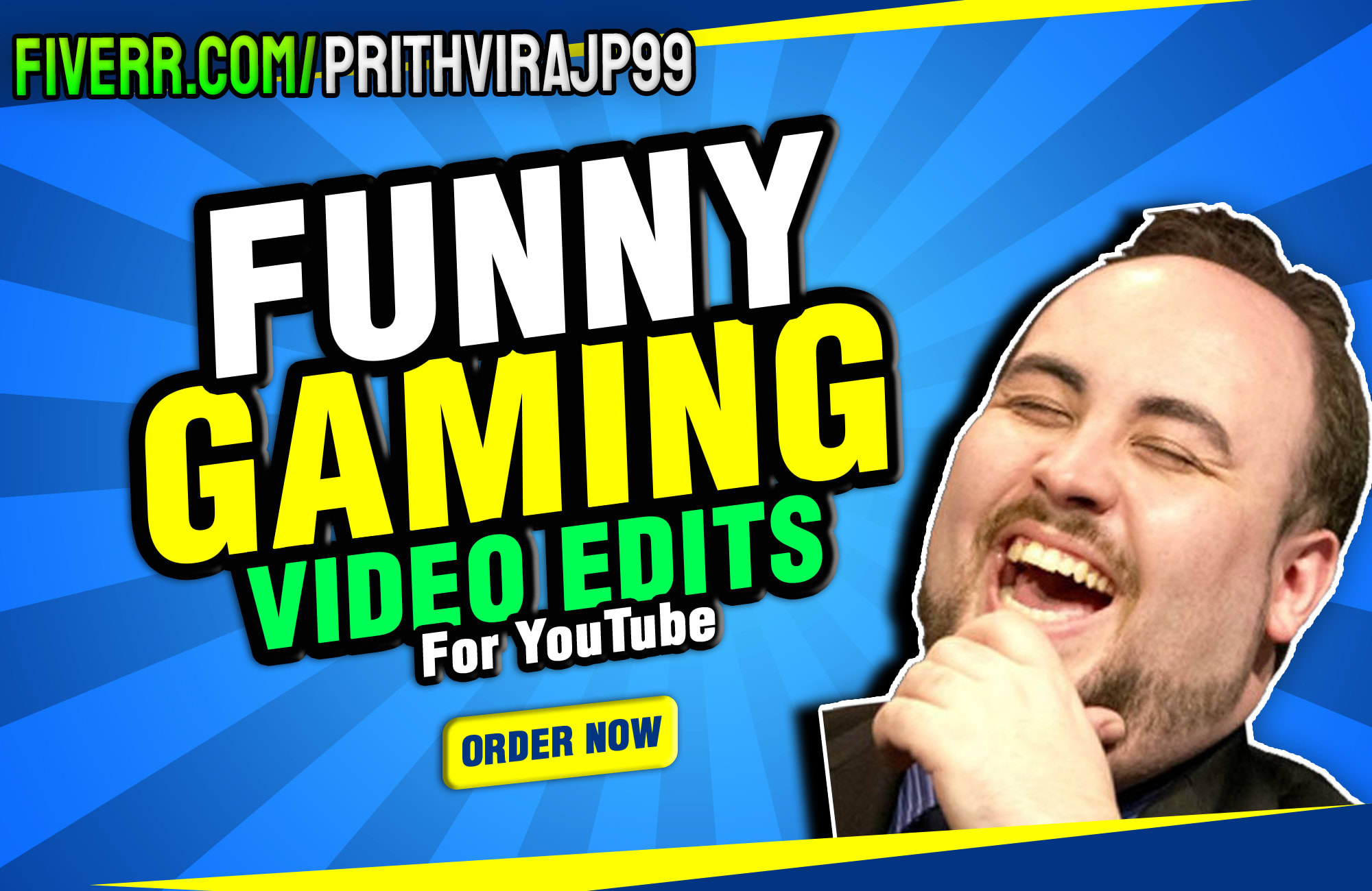 Do a funny gaming video edit for youtube by Prithvirajp99 | Fiverr