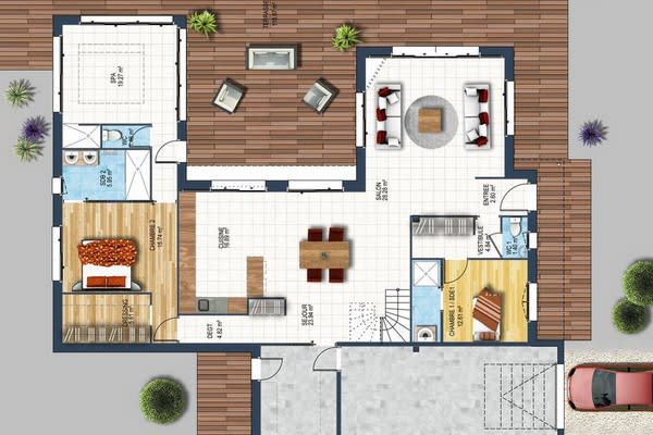 Create Realistic 2d Floor Plan Rendering By Nahid_floor365, 41% OFF