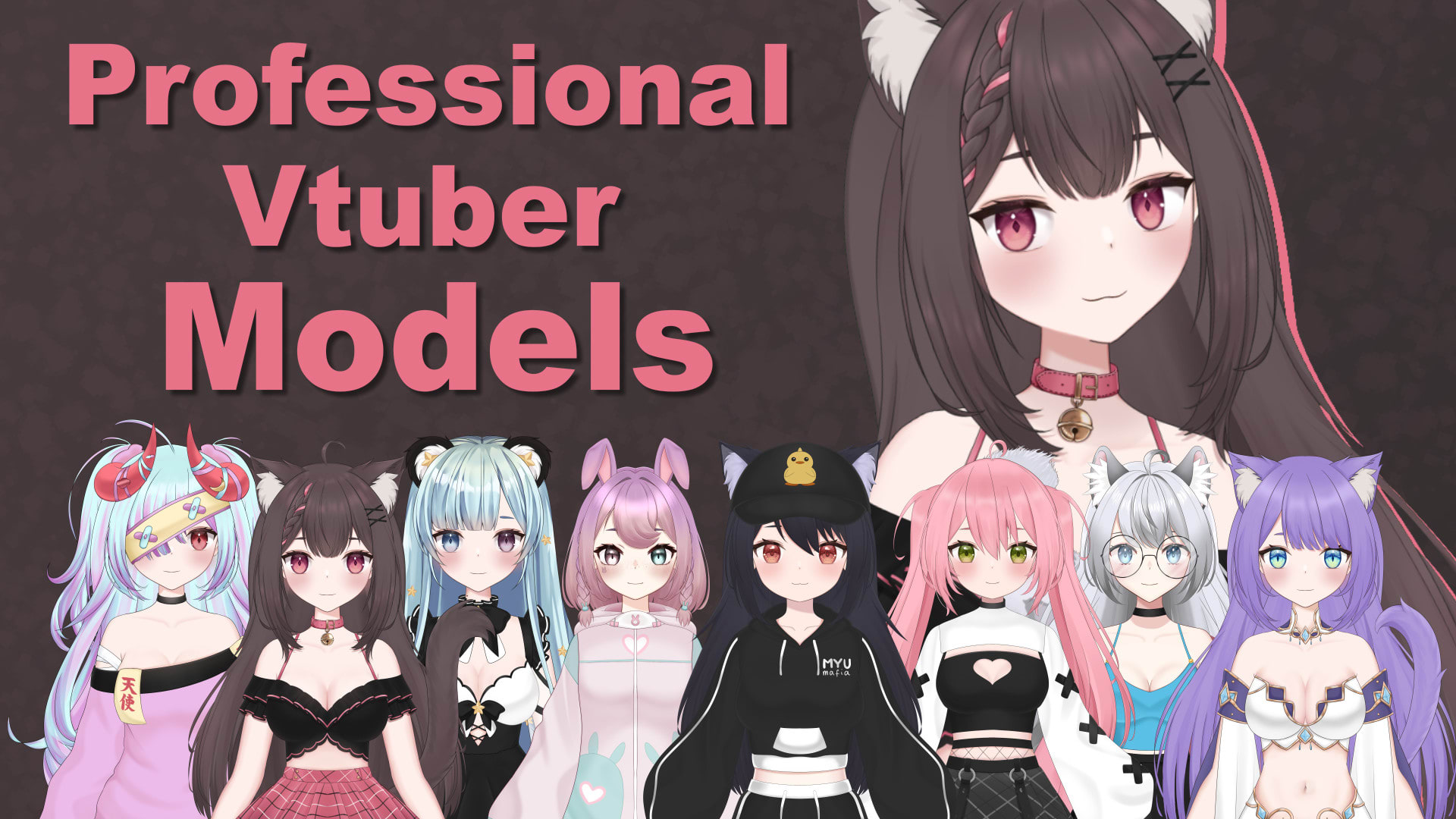 Draw or design live2d vtuber model art by Arraveri | Fiverr