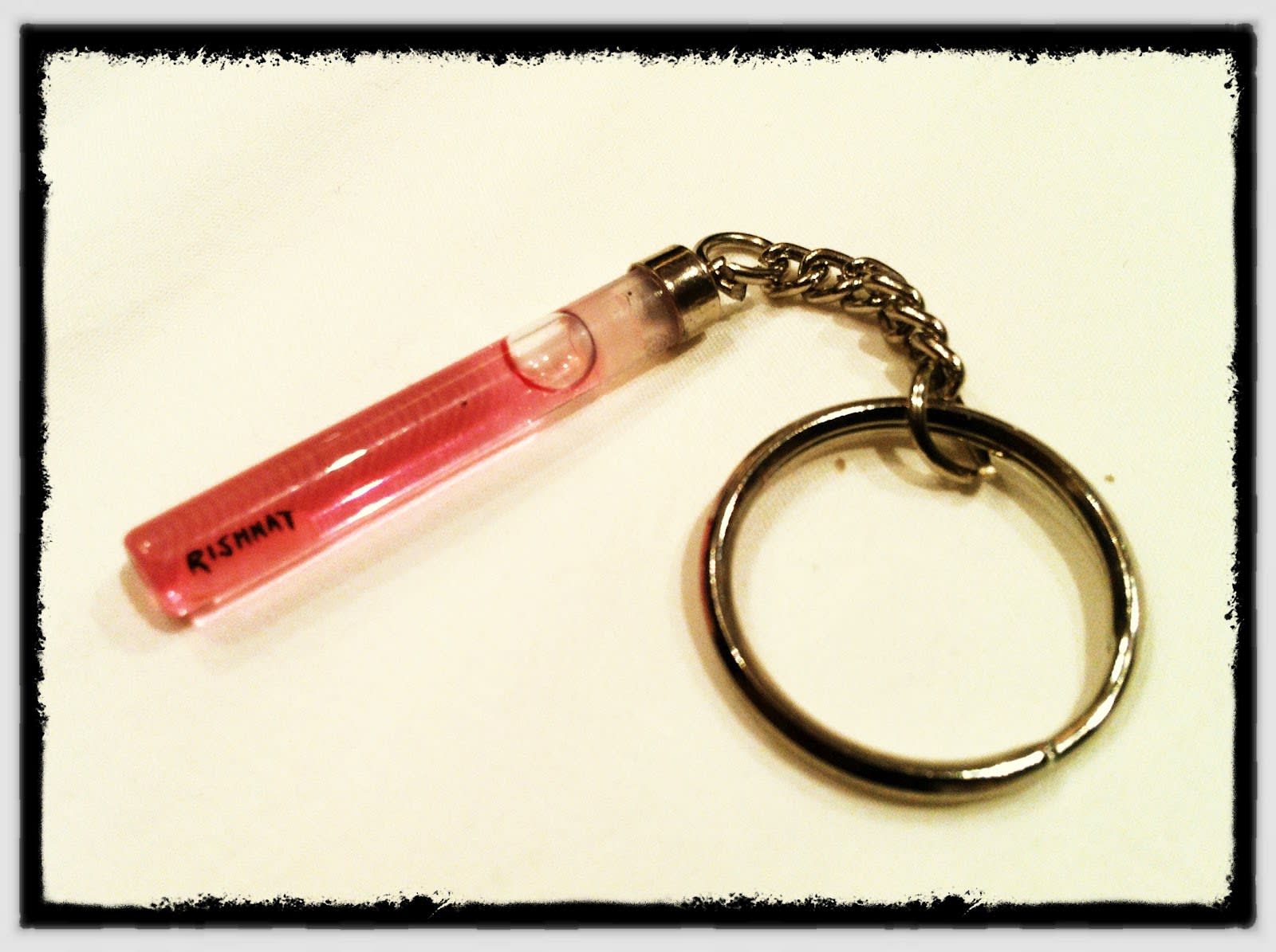 rice grain and store it in key chain 