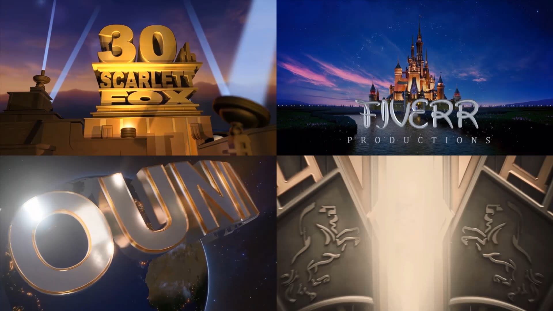Create awesome movies intro,disney, 20th,lionsgat,universal by Walidbm |  Fiverr