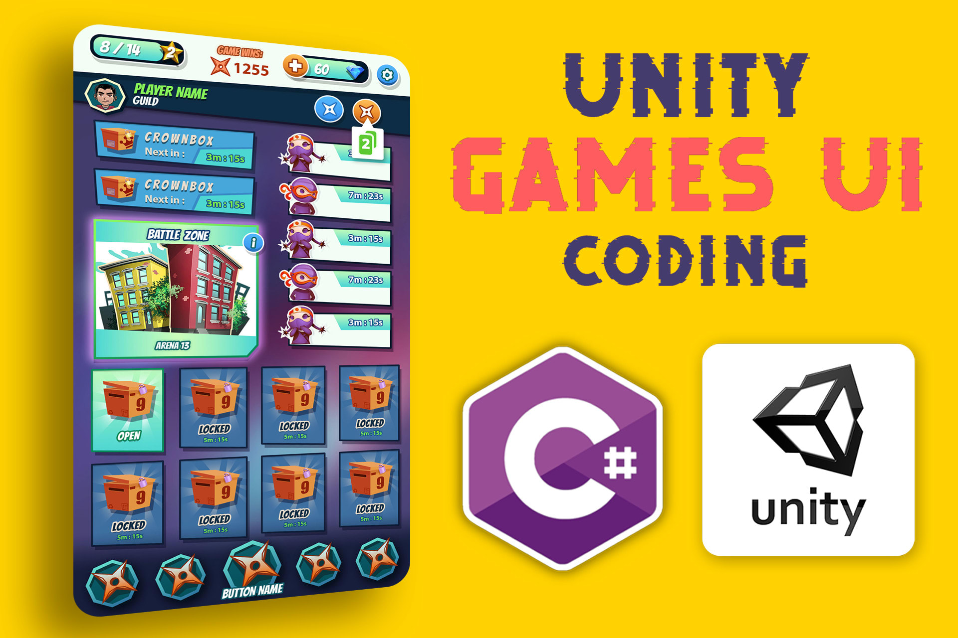 build responsive user interface for mobile android ios n desktop games in  unity