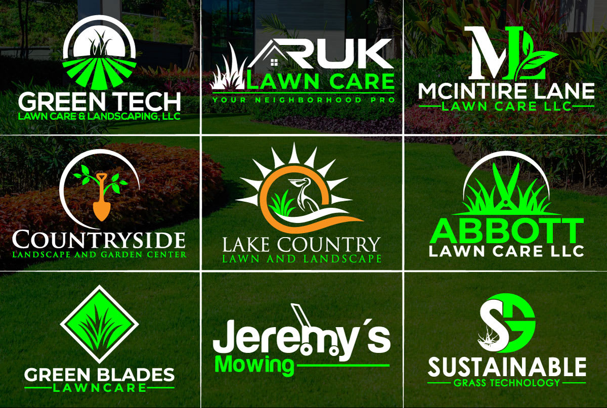 Do professional landscape, grass trimming and lawn care logo by  Logo_design24h | Fiverr, image size:1200x807