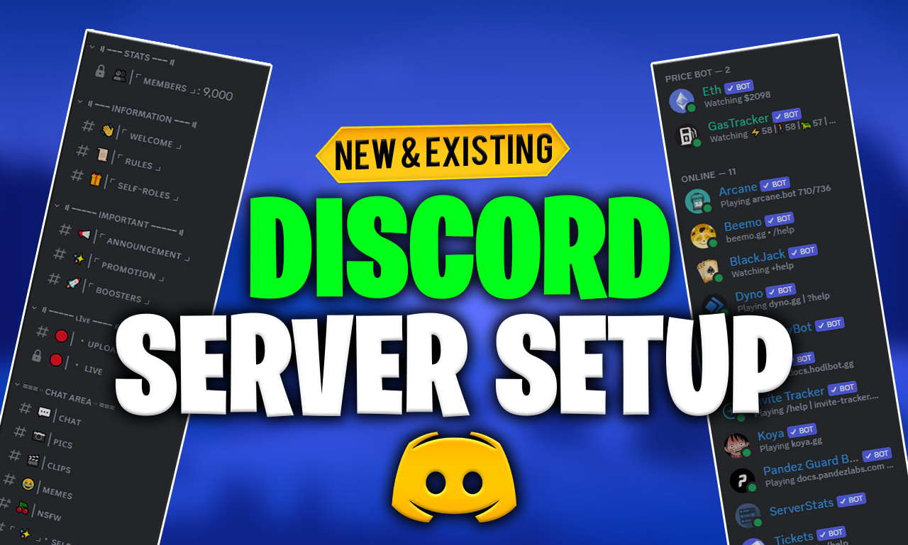 Setup best discord server within 24 hours by Sunaib_khan | Fiverr
