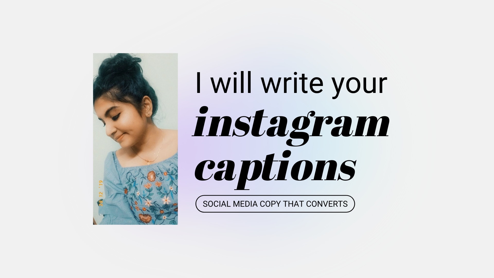 Write high converting instagram captions by Nivedithaj14 | Fiverr