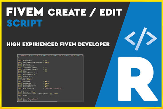 Its_ayayron: I will create or modify a quality fivem script for $10 on  fiverr.com